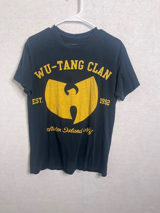 Wu Tang Other - Wu-Tang Clan Graphic Short Sleeve Tee - Black/Yellow